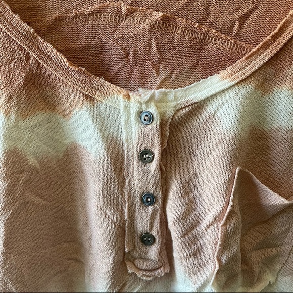 POL tie-dye henley - Picture 3 of 9